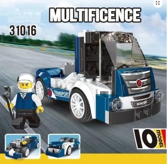 Decool Multificence 31016 Heavy Truck Lego 10 model in 1 maskidz-3dm