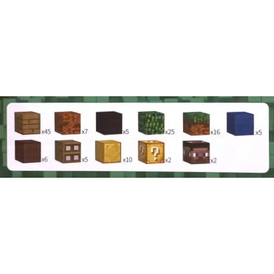 Super World Magnetic Cube XC-B46 (128 Pieces) - Minecraft Style Building Blocks MAS KIDZ