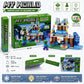 44126 My World Minecraft 220 pieces Minecraft-Inspired Light-Up Building Blocks Set| Winter Castle Construction Toy for Kids