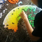 Round puzzle rainbow circle 1000 pieces MAS KIDZ