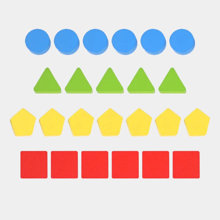 Shape Four Color Battle Wooden