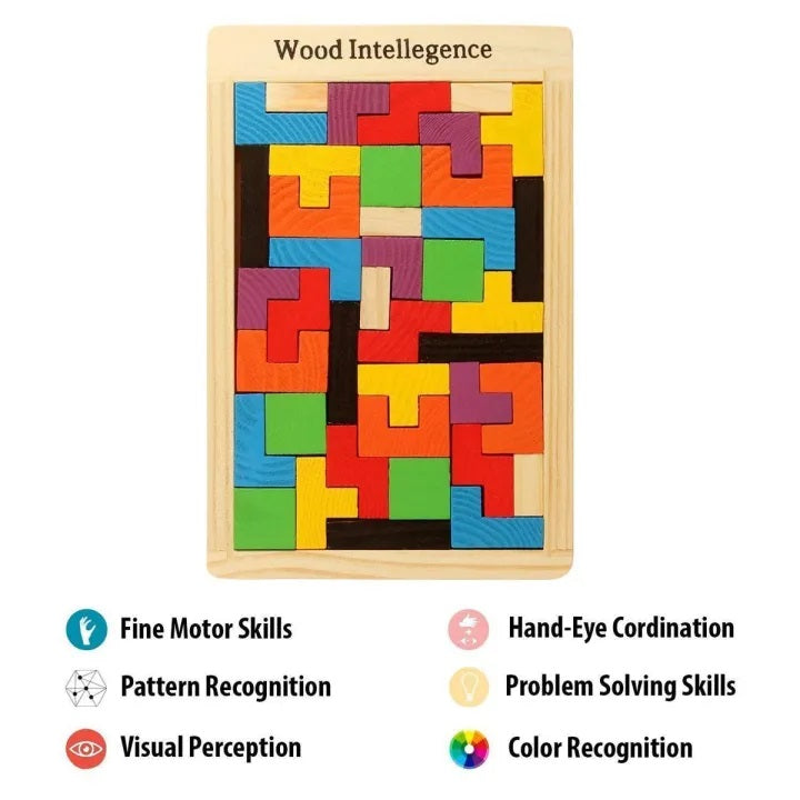 Wood Intelligence 3D Russian Blocks Puzzle
