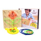 Wooden Geo Box Geoboard Lacing activity XHN-0017