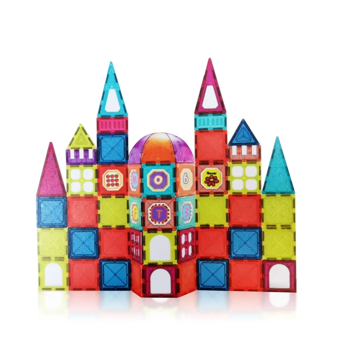 Magnetic Tiles 77 Pieces