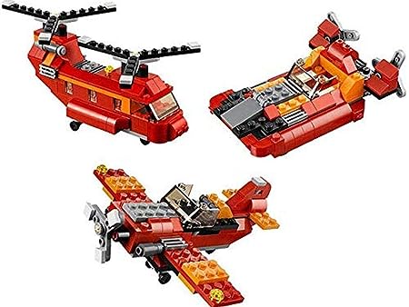 Architect Brick Toys Building Block Red Rotors 3107