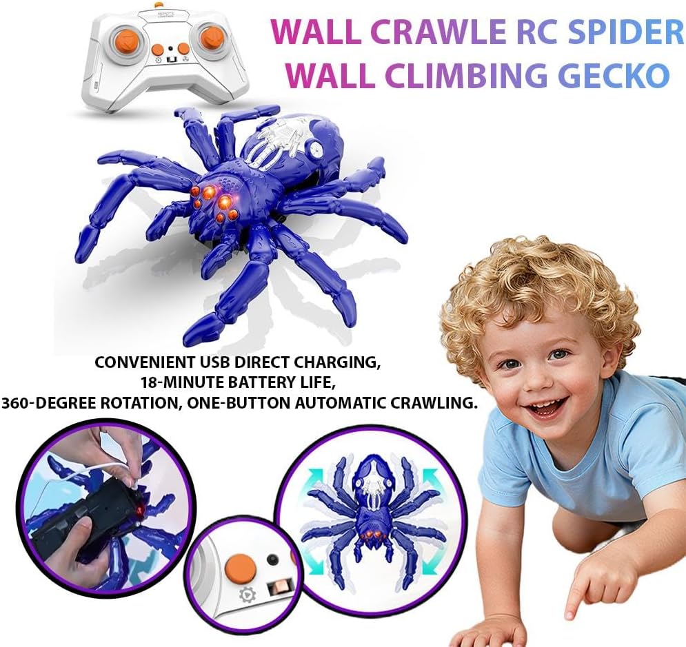 Wall Climbing Spider R/C MAS KIDZ