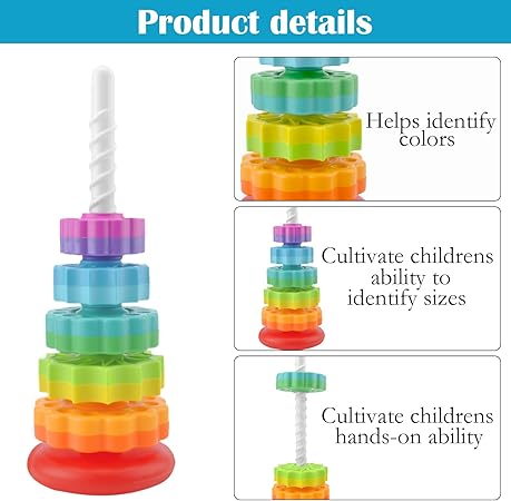 Rainbow Tower Spinning 5 ring 31403
