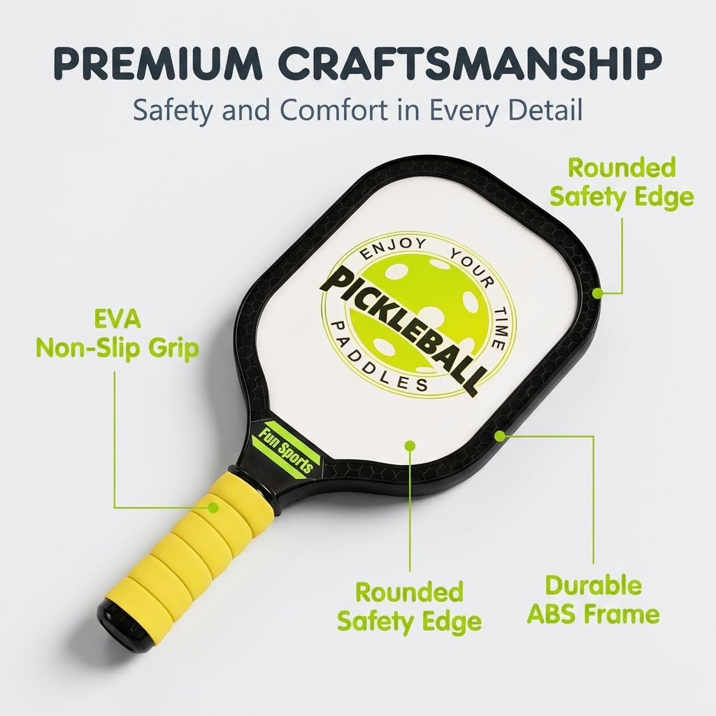 Pickleball Paddle Set for kids 02 Paddles MAS KIDZ