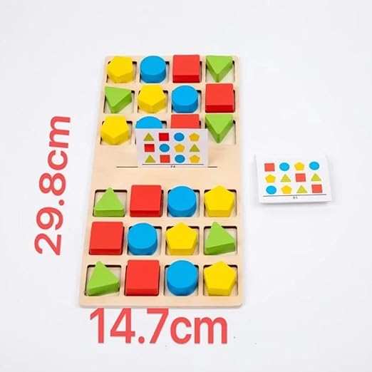 Shape Four Color Battle Wooden