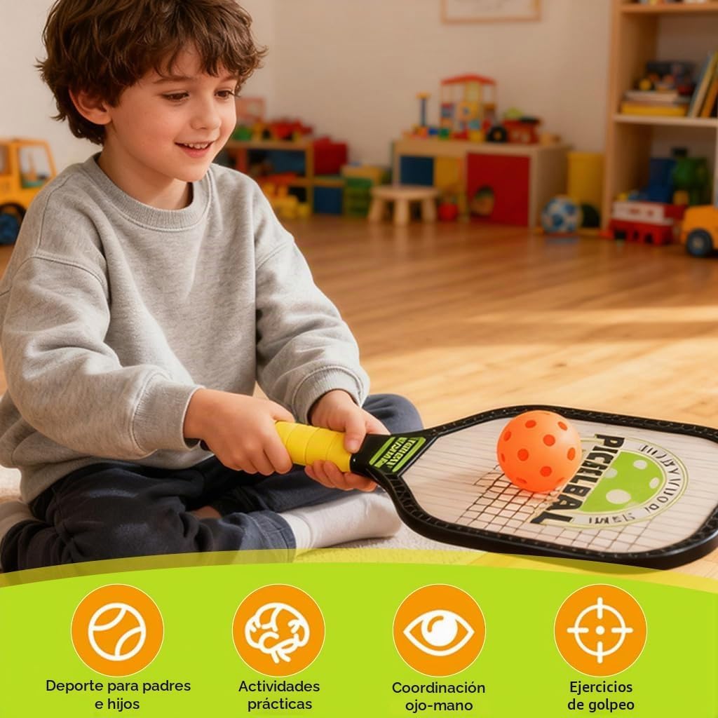 Pickleball Paddle Set for kids 02 Paddles MAS KIDZ
