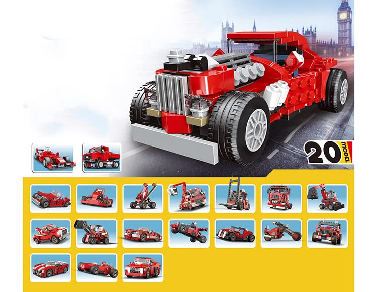 Decool Multificence 31010 Vintage Car 20 Model Lego Set 278 + pieces