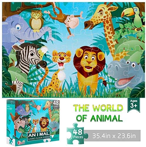 Animal Jumbo Floor Puzzle 48 pieces 88133 MAS KIDZ