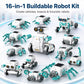 16-in-1 Solar Robot Kit No 713– DIY STEM Educational Building Toy for Kids 8+