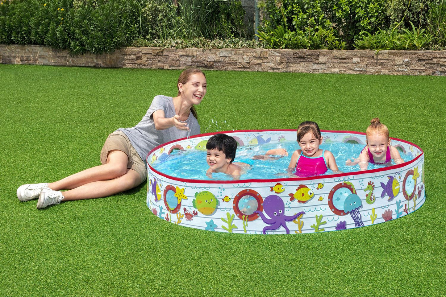 Bestway 5FT Inflatable Pool 55029 MAS KIDZ