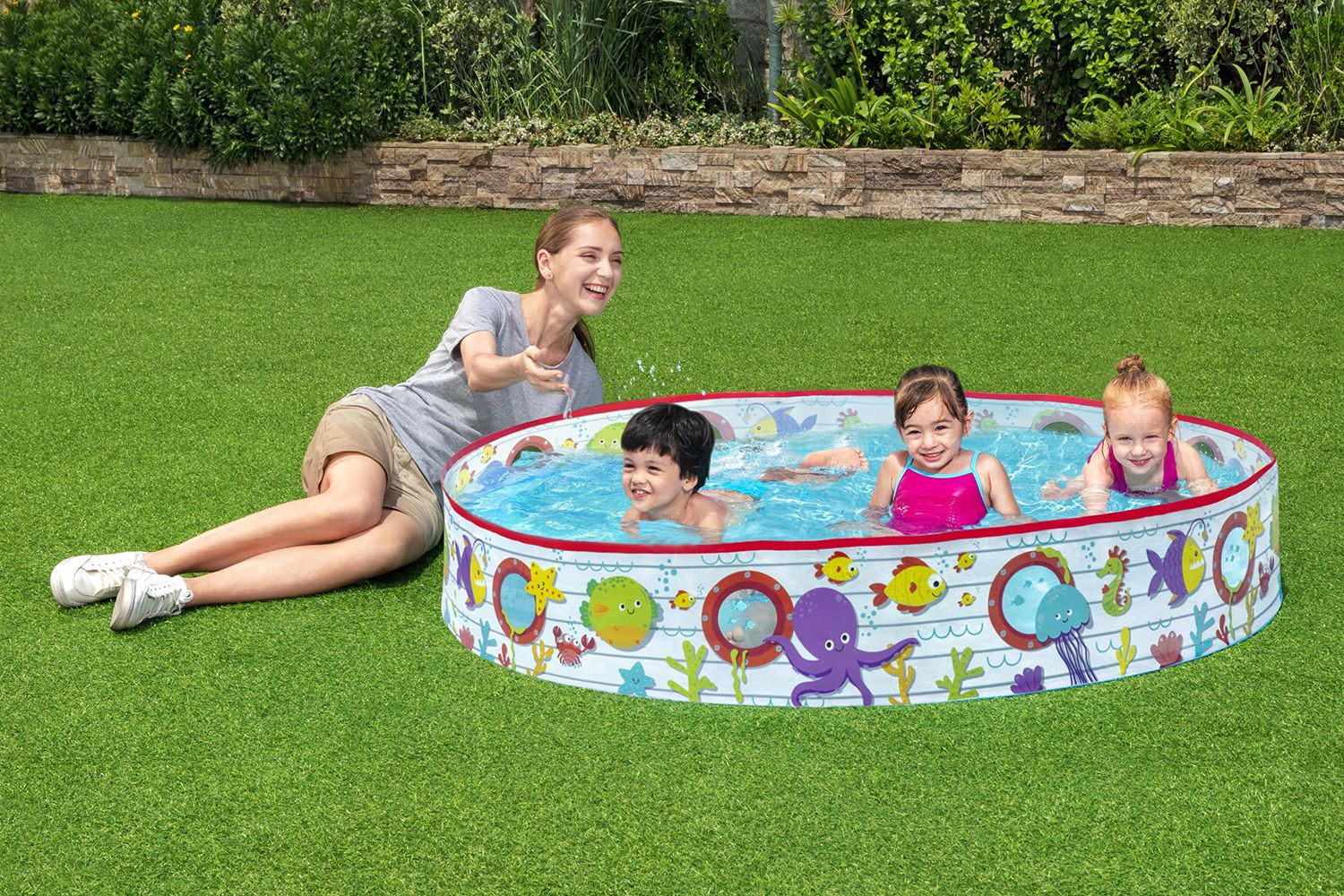 Bestway 5FT Inflatable Pool 55029 MAS KIDZ