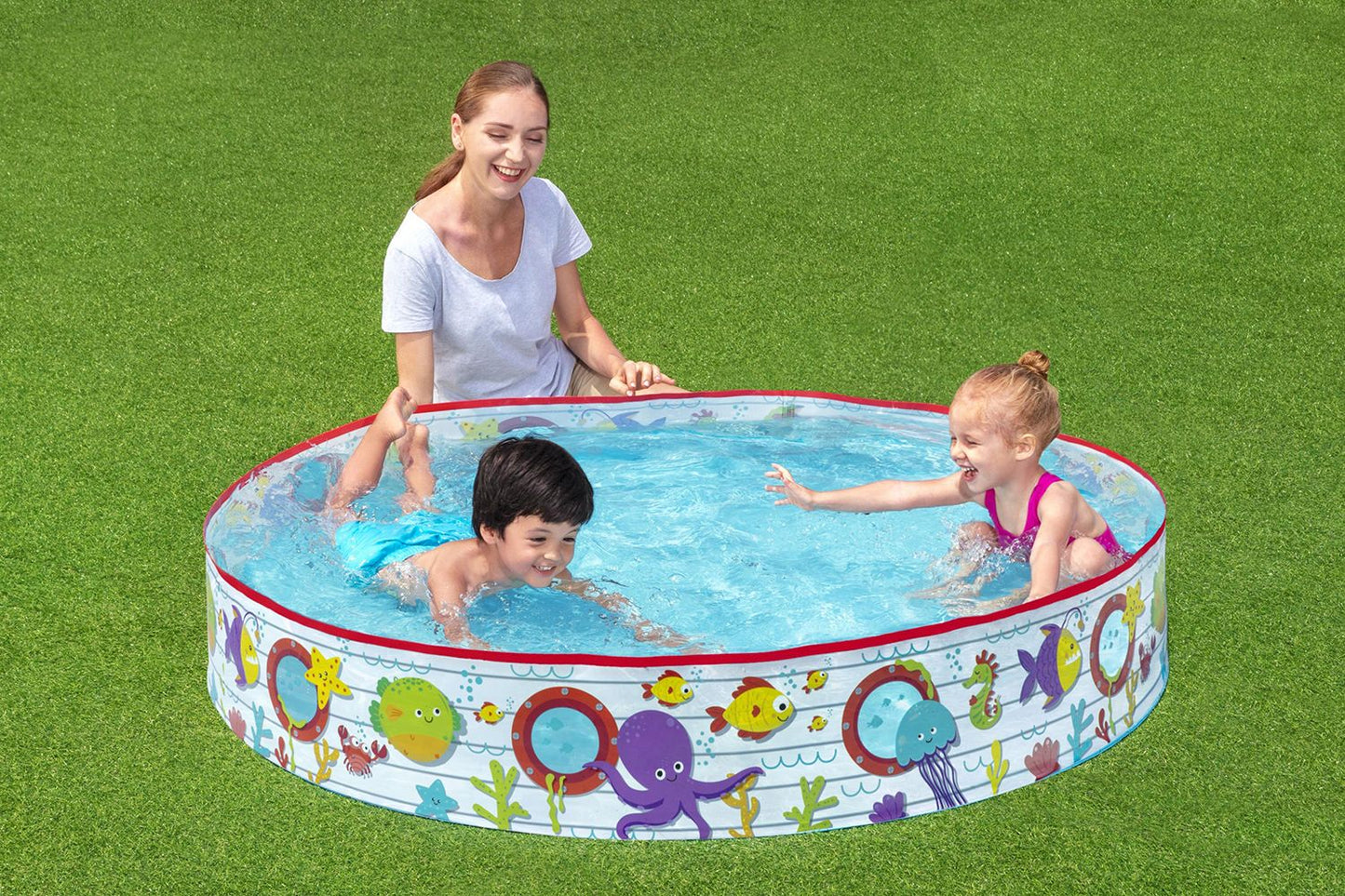 Bestway 5FT Inflatable Pool 55029 MAS KIDZ