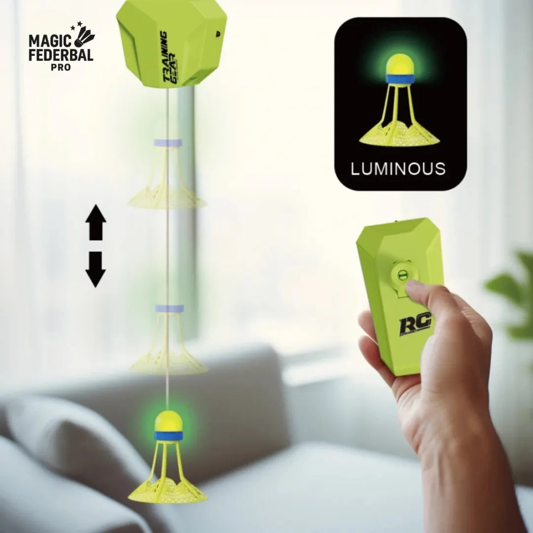 Remote Control Badminton Training Device