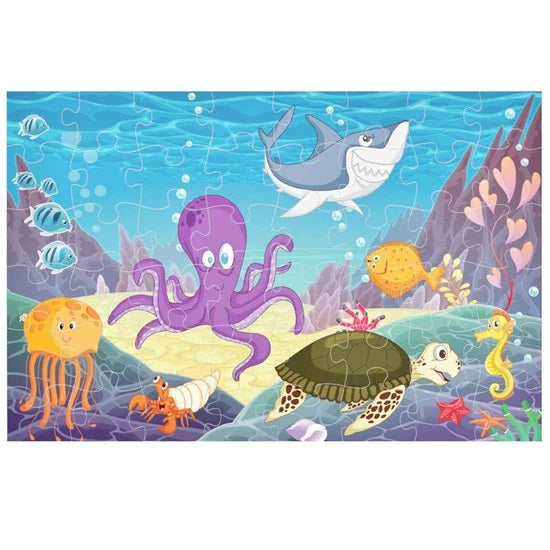 Under water world Jumbo Floor puzzle 48pcs 88136 puzzle size 90x60 MAS KIDZ