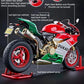 Ducati 1199 Panigale R Alloy Motorcycle Diecast Model Bootable Sprayable With Sound Light Toy MAS KIDZ