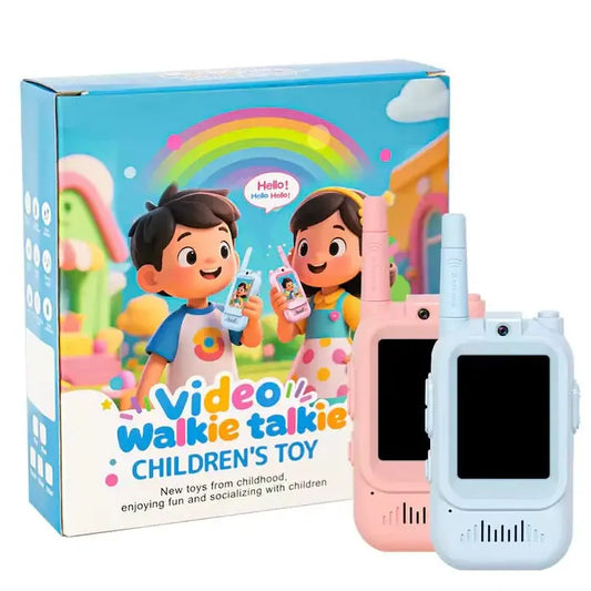 2-in-1 Kids Video Walkie Talkie with Camera & IPS Screen MAS KIDZ