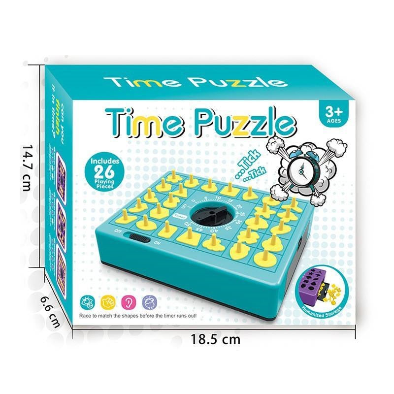 Time Puzzle Shape Matching Game for Kids