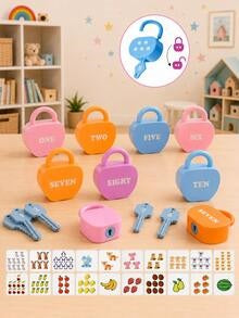 Alphanumeric Learning Lock Toy 206 MAS KIDZ