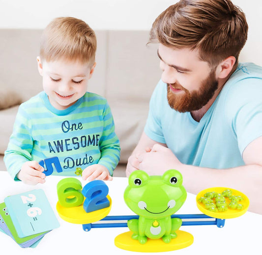 Libra Frog Intelligent Game Balancing and Mathematical Balance Scale game E005 maskidz-3dm