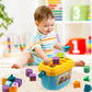 Baby Shape Sorter Bucket Toy – 16 Pcs Educational Blocks