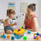 Baby Shape Sorter Bucket Toy – 16 Pcs Educational Blocks