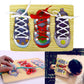 Shoe Lacing wooden puzzle Board