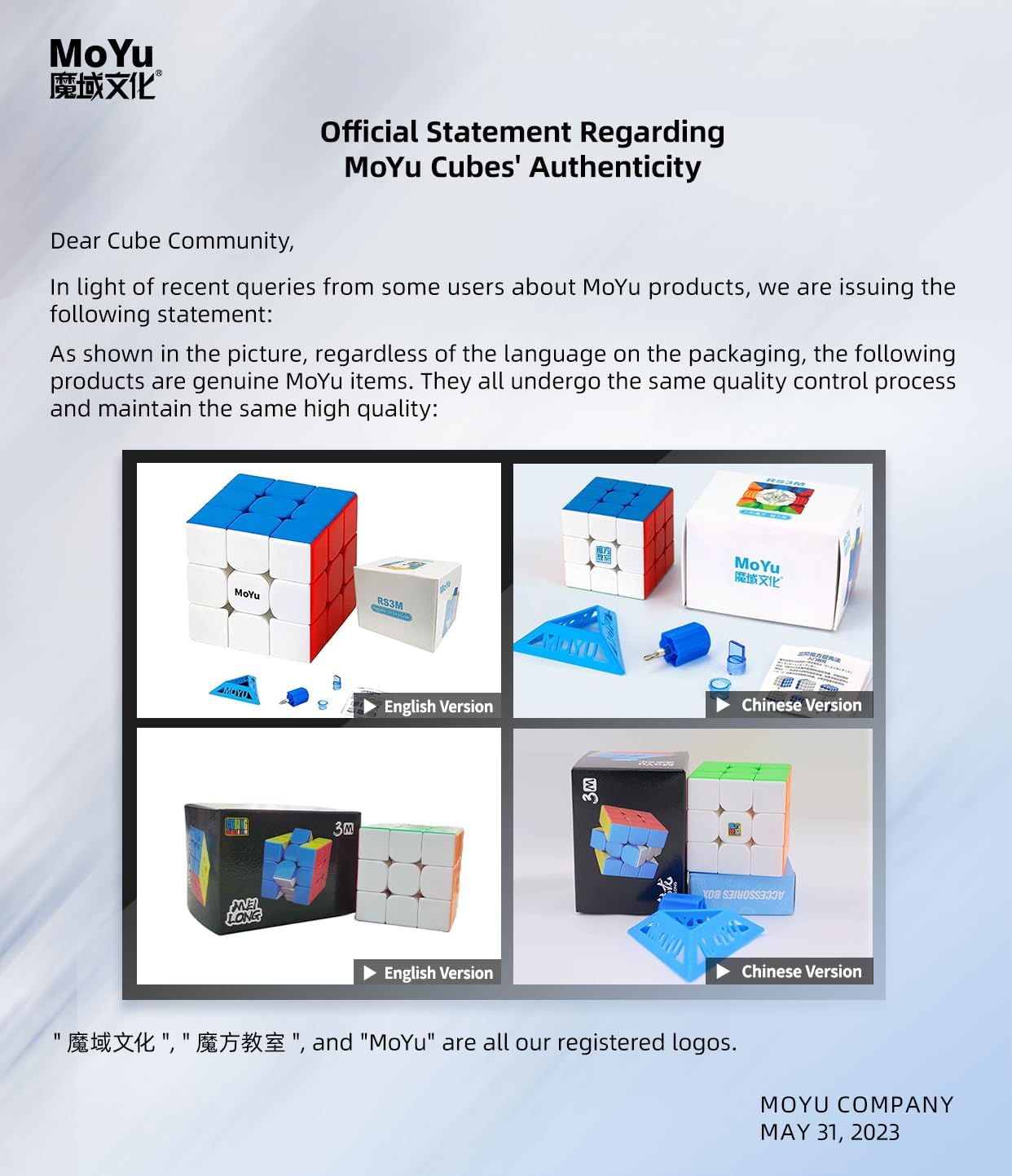 Rubik’s Cube Moyu RS3M 2021 MagLev 3x3 Magnetic Speed Cube, Professional 3x3 Stickerless Speed Cube, Upgraded Version of Moyu RS3M 2020 (RS3 M 2021 MagLev Pro Version) MAS KIDZ
