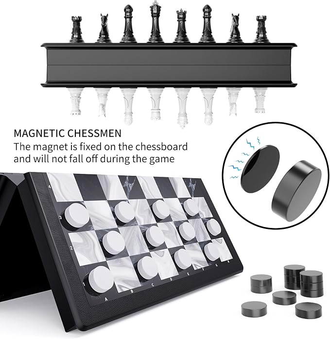 Magnetic Chess Set 2in1 MLX9002 MAS KIDZ