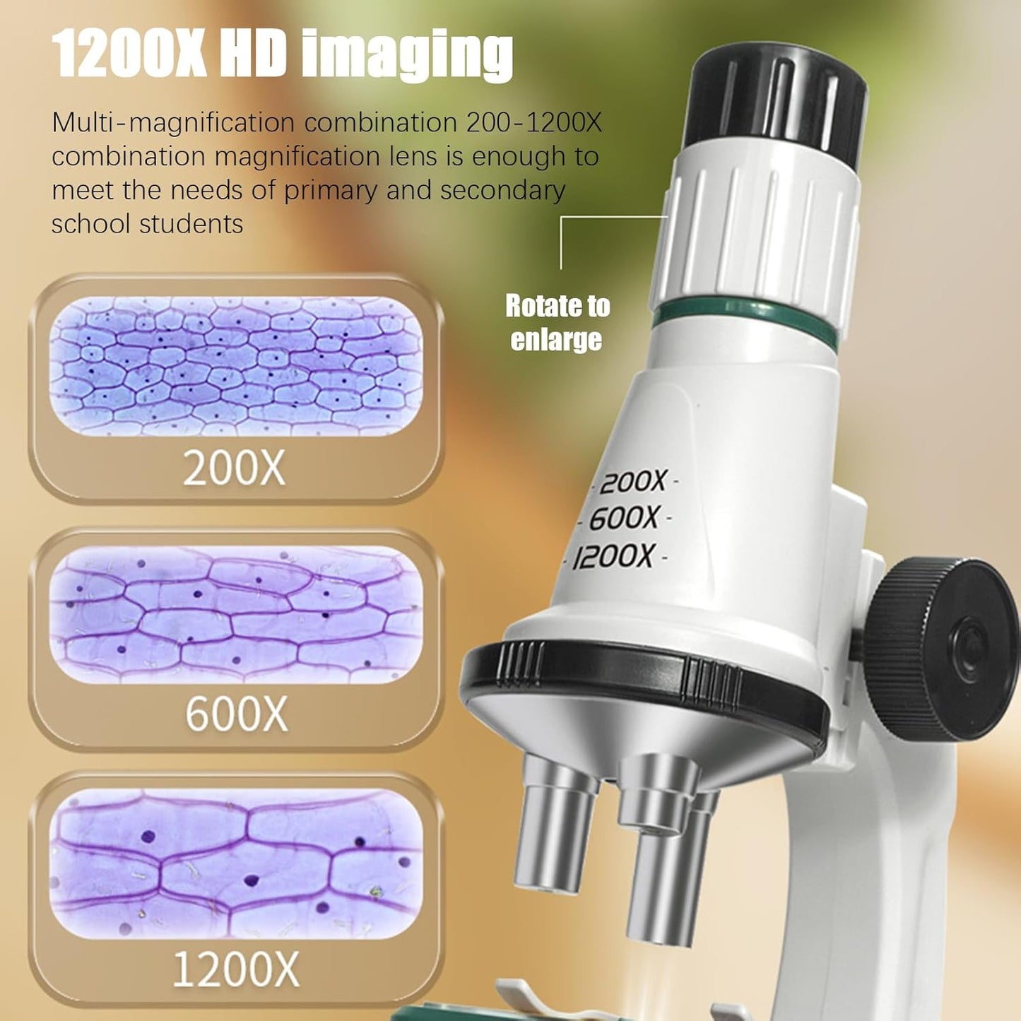 Microscope 1200 Zoom SD661 MAS KIDZ