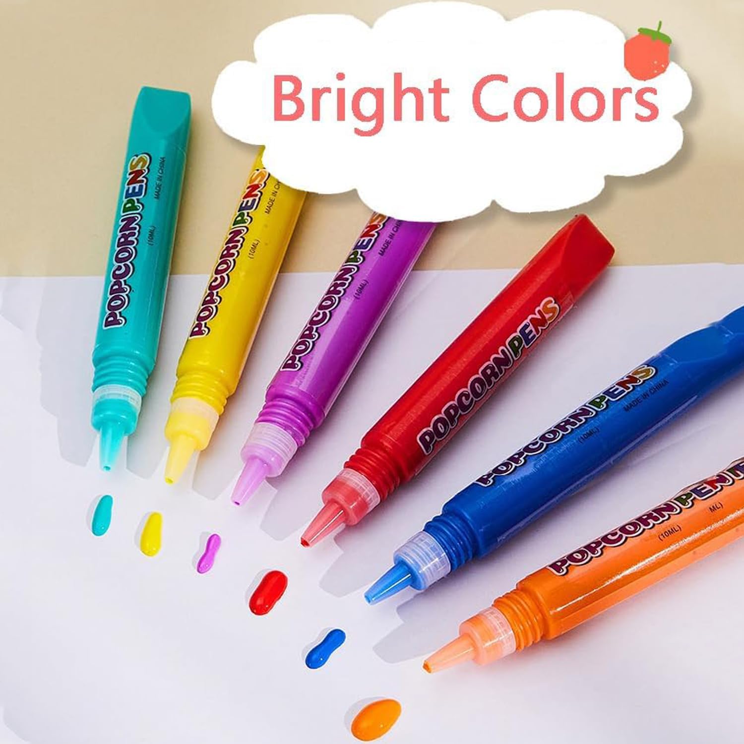 Magic 3D Popcorn Pens DIY Puffy Bubble Drawing Pens Kit MAS KIDZ