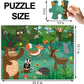 35 Pcs In The Forest Jumbo Floor Puzzle for Kids (Ages 3+) | Educational Large Jigsaw Animal Puzzle Toy for Toddlers MAS KIDZ