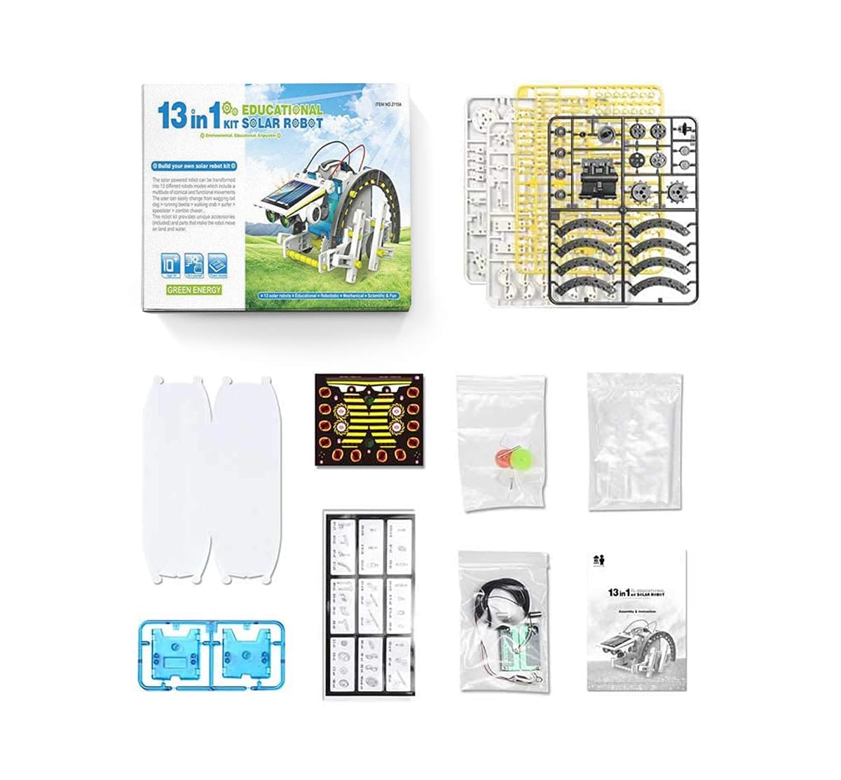 13 in 1 Educational Solar Robot Kit for Kids 2115A