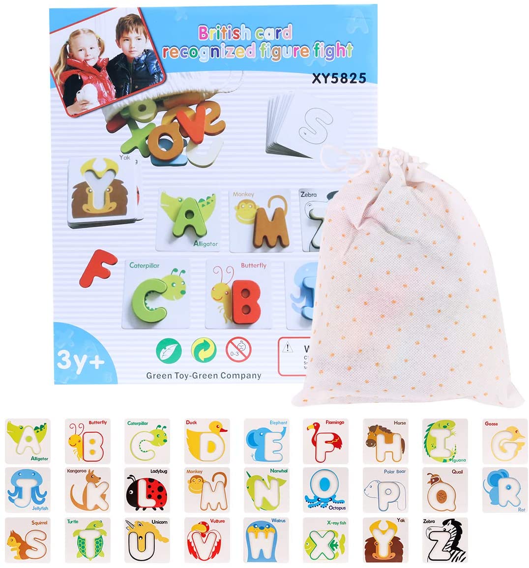 British Card recognized figure fight wooden toy XY5825