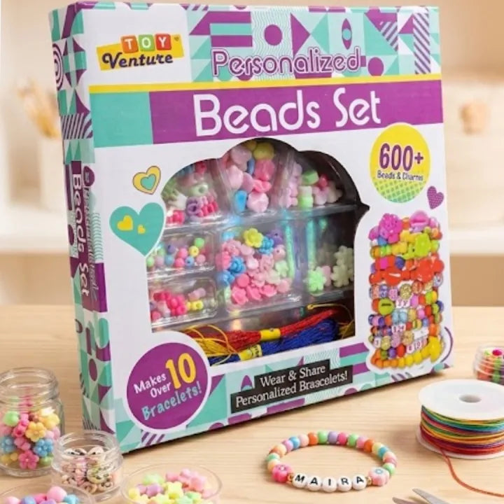 Personalized Beads Set 600+ AS88042 MAS KIDZ