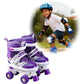 Quad Roller Skates 2 Rows 4 Wheels  Without Safety Gears Sakting Shoes