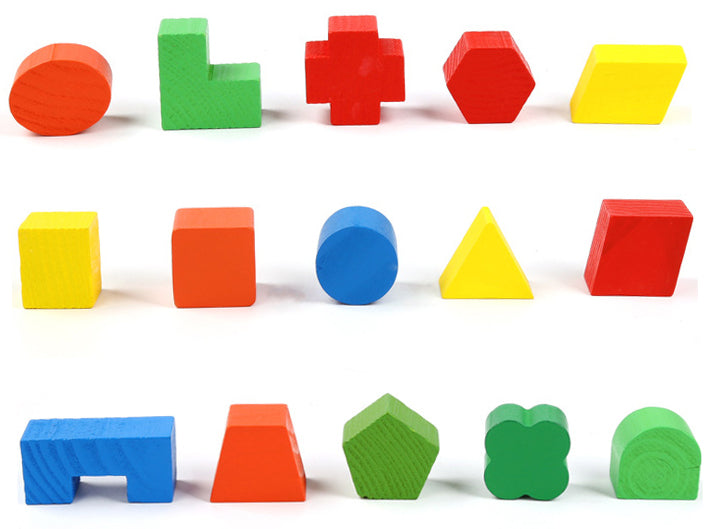 Fifteen Hole Shape Intelligence Box wooden toy