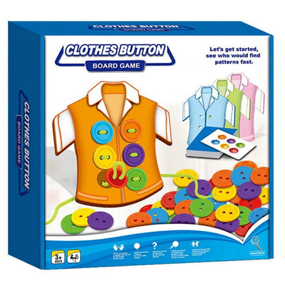 Clothes Button Board Game