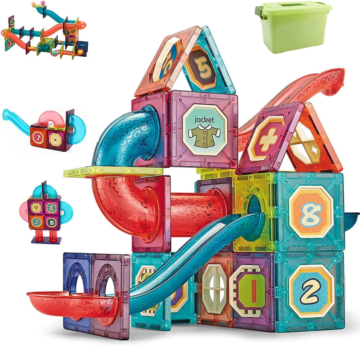 Magnetic Tiles 72 pieces