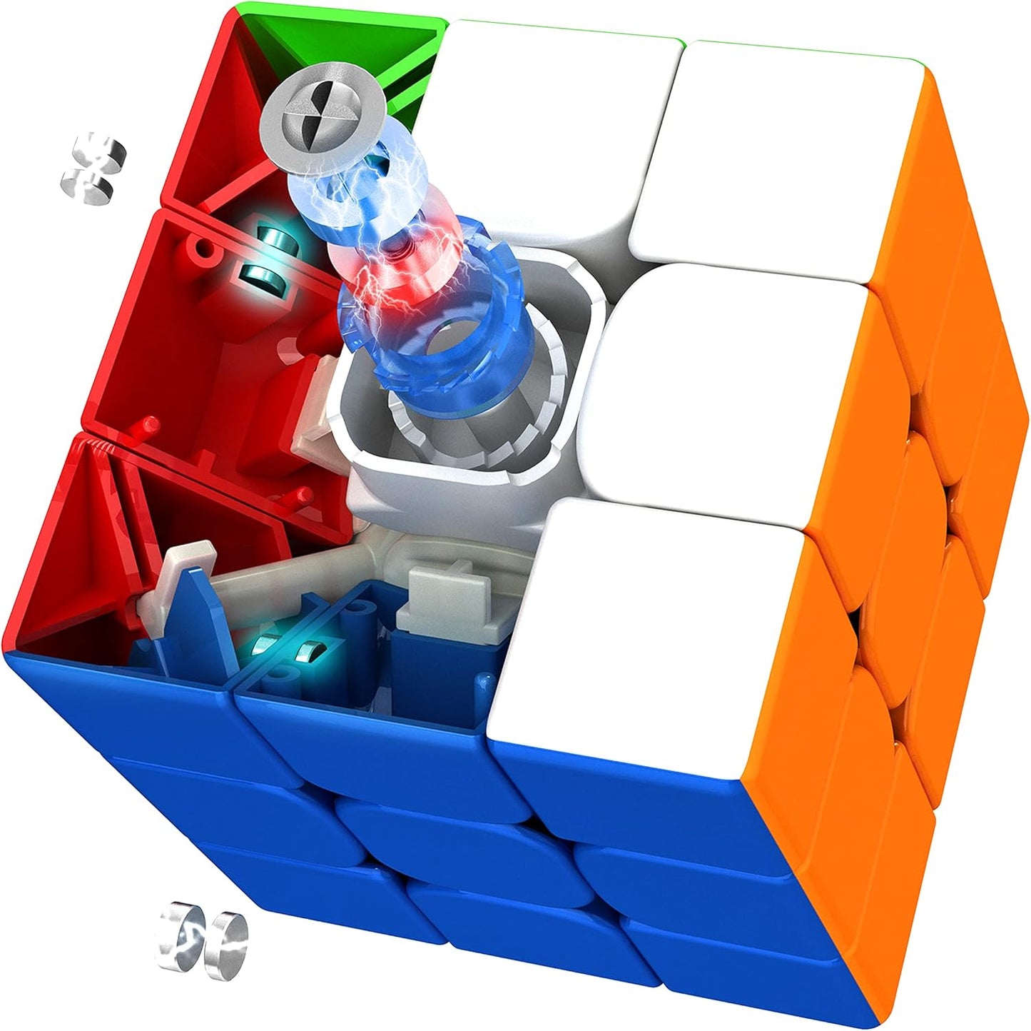 Rubik’s Cube Moyu RS3M 2021 MagLev 3x3 Magnetic Speed Cube, Professional 3x3 Stickerless Speed Cube, Upgraded Version of Moyu RS3M 2020 (RS3 M 2021 MagLev Pro Version) MAS KIDZ