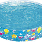 Bestway Inflatable Pool 48" x H10" 1.22m x H25cm 55028 Airless Swimming Pool Fill 'N Fun Sparking Sea Pool MAS KIDZ