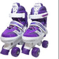 Quad Roller Skates 2 Rows 4 Wheels  Without Safety Gears Sakting Shoes