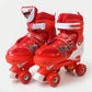 Quad Roller Skates 2 Rows 4 Wheels  Without Safety Gears Sakting Shoes