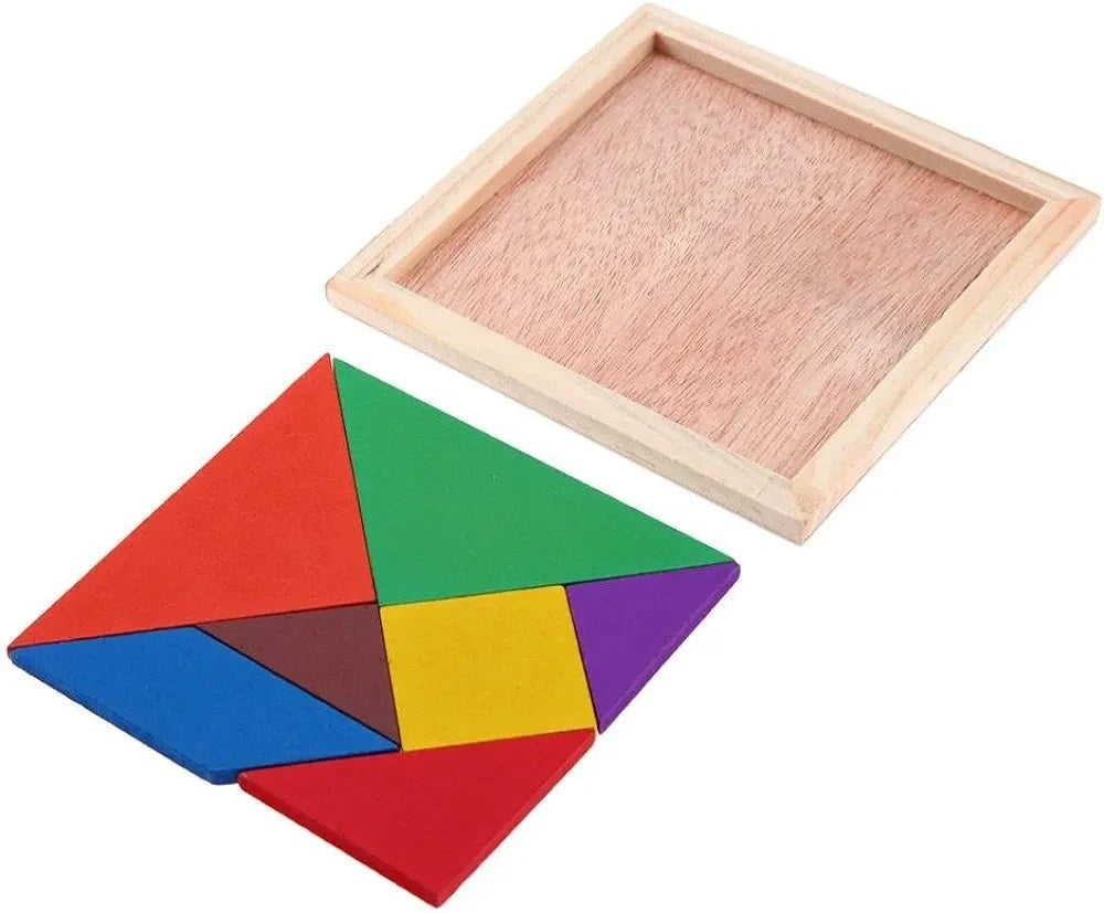 Wooden Tangram Puzzle Sheet 2824 MAS KIDZ