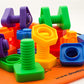 Colorful Screw & Nut Block Set