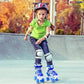 Quad Roller Skates 2 Rows 4 Wheels  Without Safety Gears Sakting Shoes
