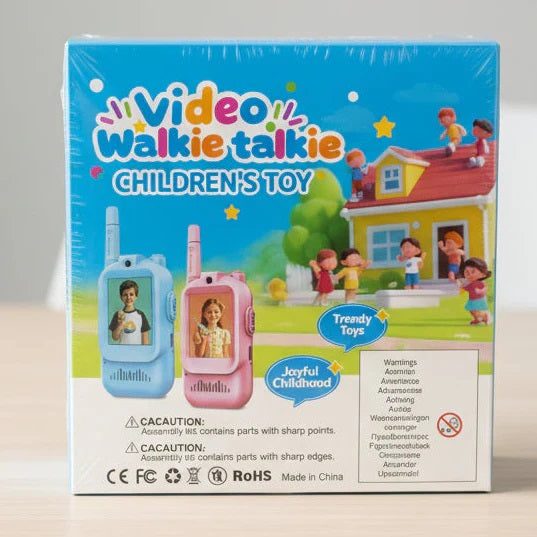 2-in-1 Kids Video Walkie Talkie with Camera & IPS Screen MAS KIDZ
